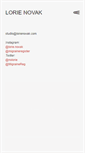 Mobile Screenshot of lorienovak.com