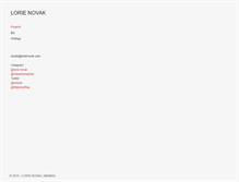 Tablet Screenshot of lorienovak.com